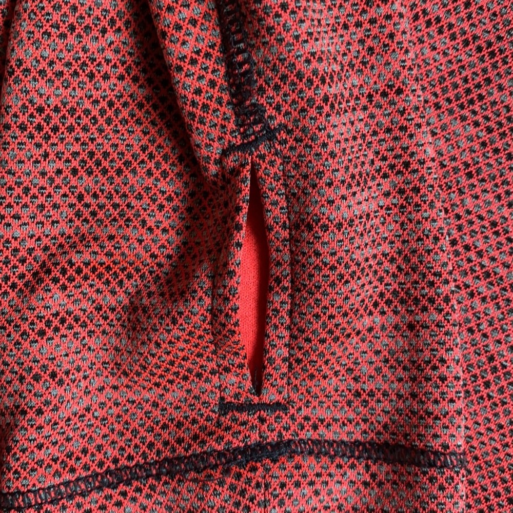 . Champion red black and gray 3/4 zip pullover size large - Picture 4 of 6